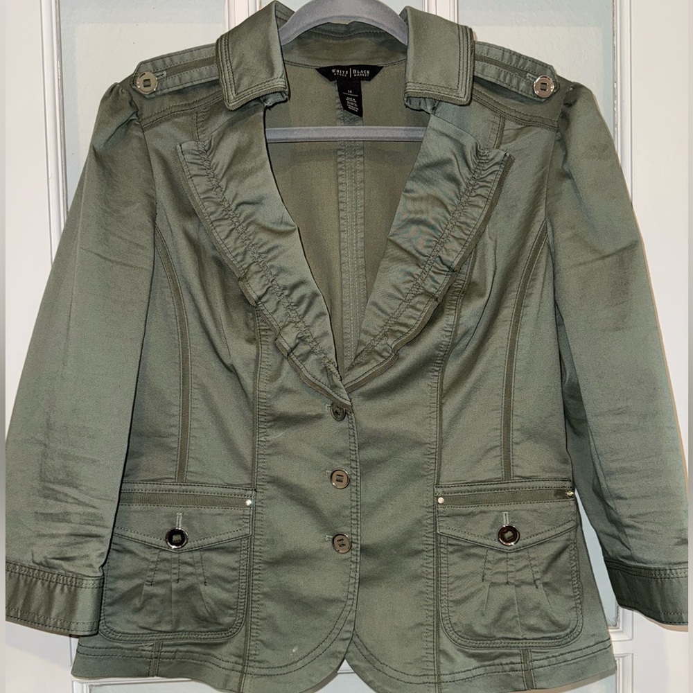 Stylish Olive Green Women's Jacket